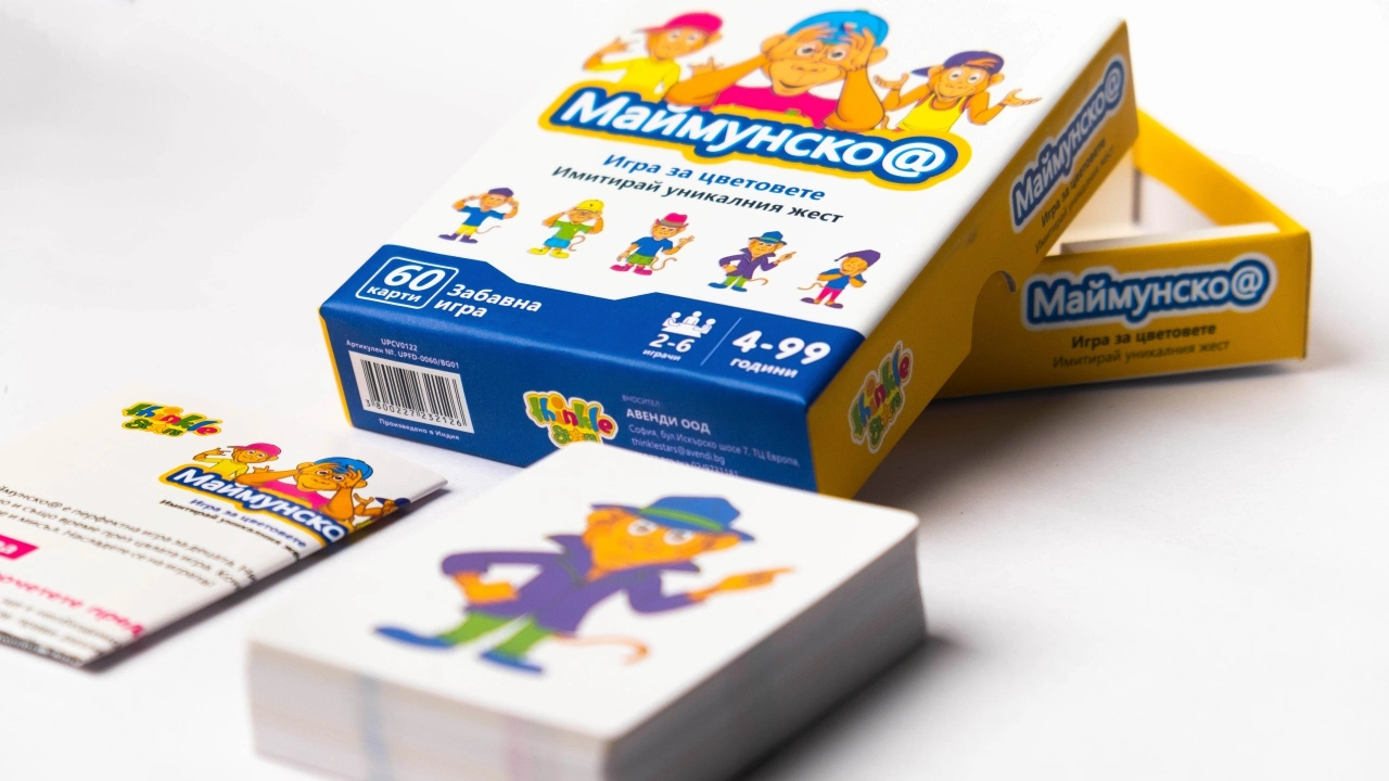 Детска игра с карти Thinkle Stars - Маймунско@; Игра за цветове - Image 4