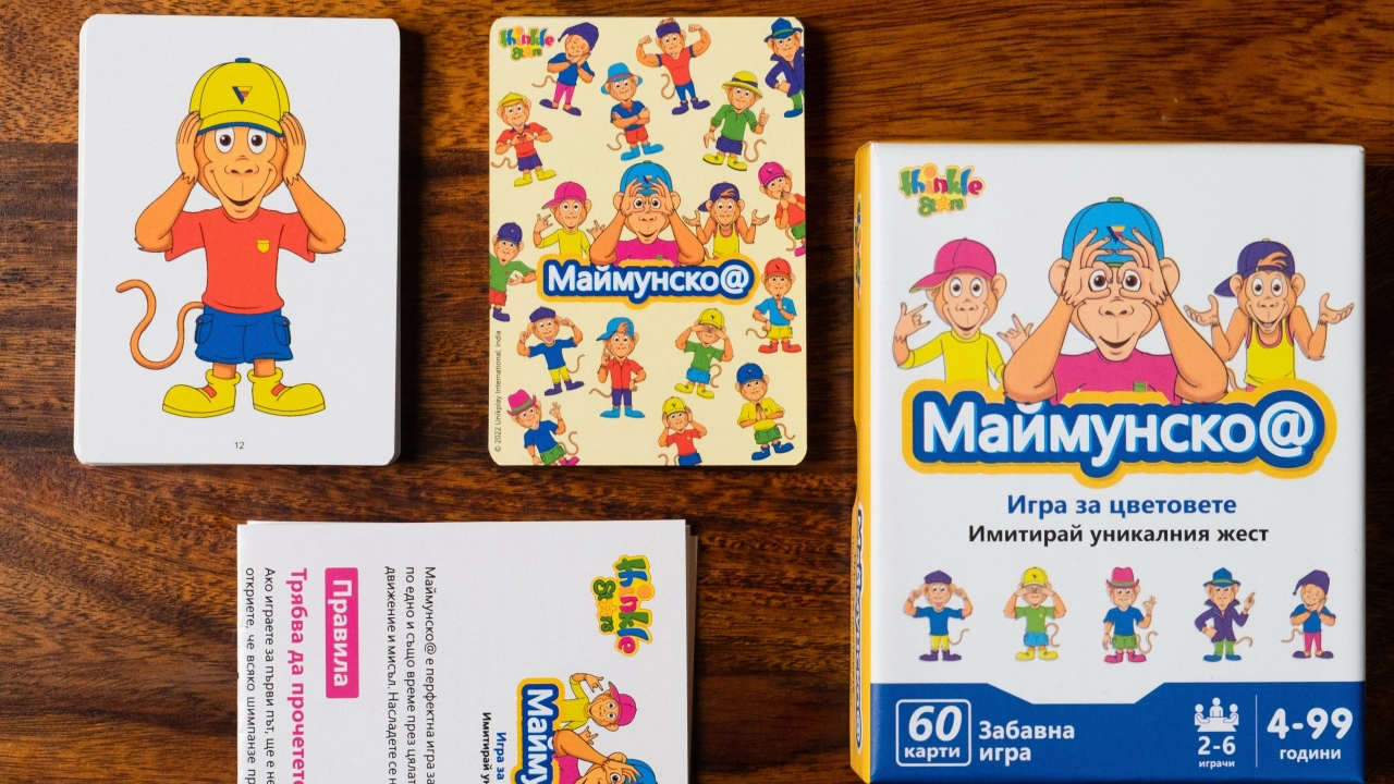 Детска игра с карти Thinkle Stars - Маймунско@; Игра за цветове - Image 5